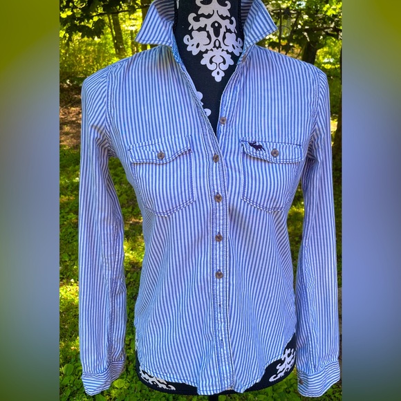 Abercrombie & Fitch vintage striped button down - Picture 1 of 8